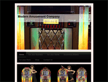 Tablet Screenshot of modernamusementco.com